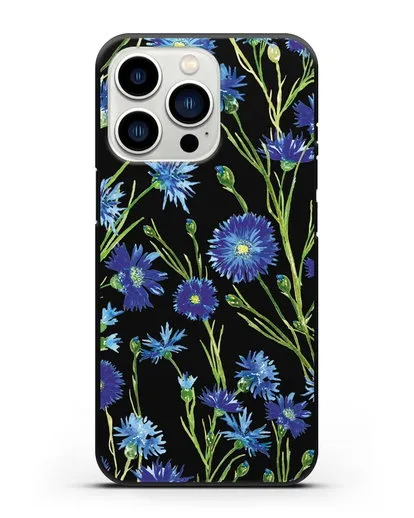 Чехол Васильки силиконовый для iPhone 13 Pro