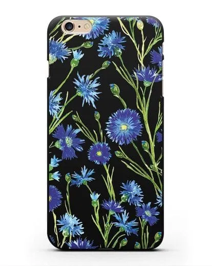 Чехол Васильки силиконовый для iPhone 6s Plus