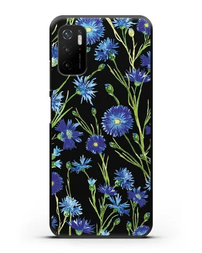Чехол Васильки силиконовый для Xiaomi Poco M3 Pro