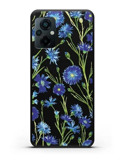 Чехол Васильки силиконовый для Xiaomi Poco M5