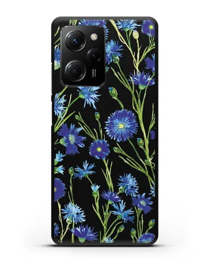 Чехол Васильки силиконовый для Xiaomi Poco X5 Pro