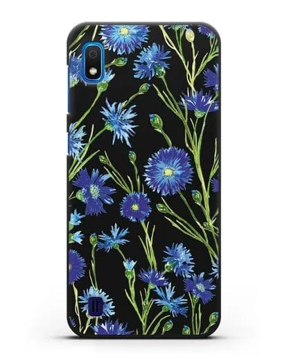 Чехол Васильки силиконовый для Samsung Galaxy A10 [SM-A105F]