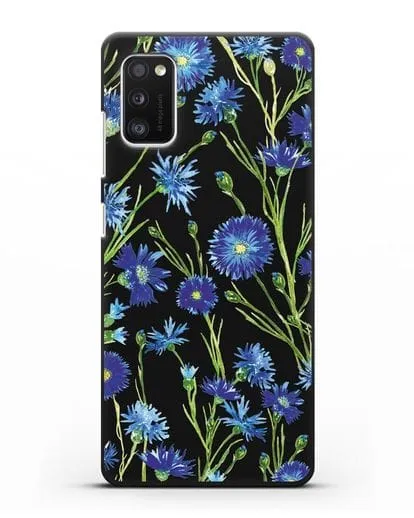 Чехол Васильки силиконовый для Samsung Galaxy A41 [SM-A415F]