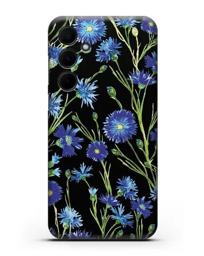 Чехол Васильки силиконовый для Samsung Galaxy A55 [SM-A556]