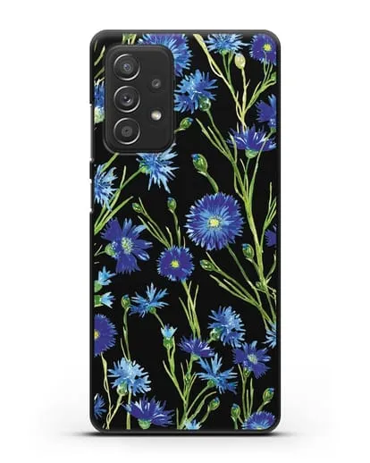 Чехол Васильки силиконовый для Samsung Galaxy A53