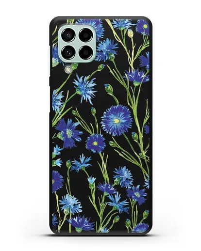 Чехол Васильки силиконовый для Samsung Galaxy M53 [SM-M536]