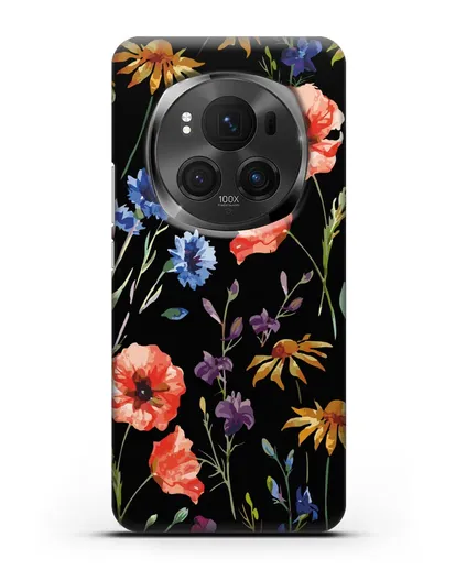 Чехол Полевые цветы силиконовый для Honor Magic 6 Pro
