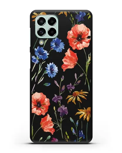 Чехол Полевые цветы силиконовый для Samsung Galaxy M53 [SM-M536]