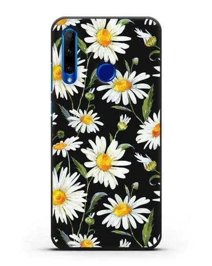Чехол Ромашки силиконовый для Honor 10i