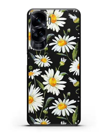 Чехол Ромашки силиконовый для Honor 90 Lite