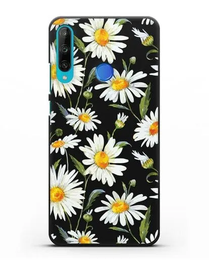 Чехол Ромашки силиконовый для Honor 9C