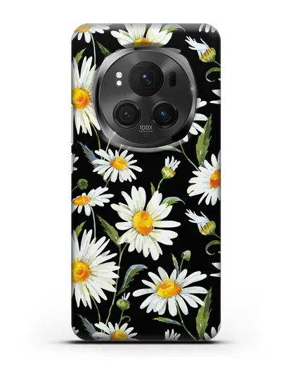 Чехол Ромашки силиконовый для Honor Magic 6 Pro