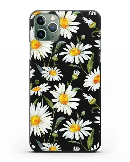 Чехол Ромашки силиконовый для iPhone 11 Pro