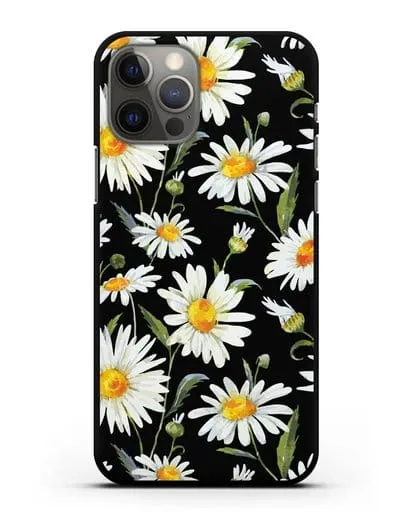 Чехол Ромашки силиконовый для iPhone 12 Pro