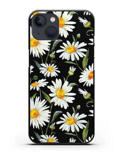 Чехол Ромашки силиконовый для iPhone 13