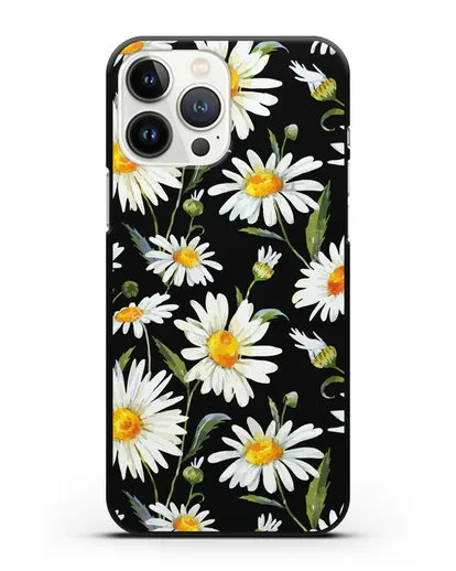 Чехол Ромашки силиконовый для iPhone 13 Pro Max