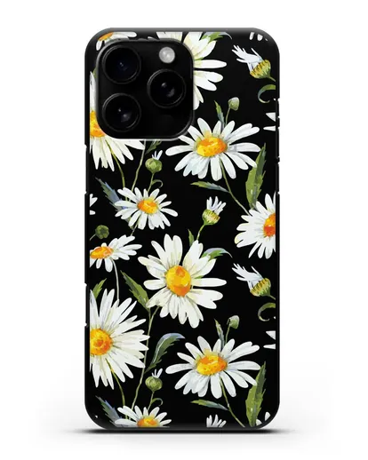 Чехол Ромашки силиконовый для iPhone 16 Pro Max