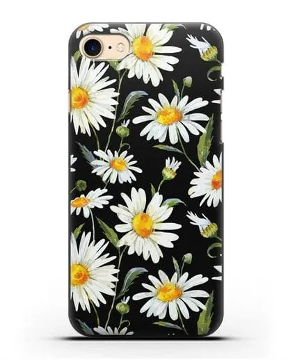 Чехол Ромашки силиконовый для iPhone 7