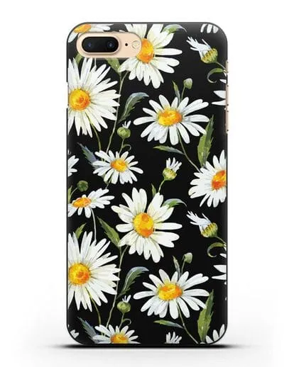Чехол Ромашки силиконовый для iPhone 7 Plus