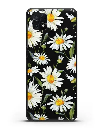 Чехол Ромашки силиконовый для Xiaomi Poco C40