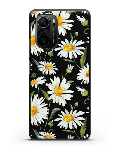 Чехол Ромашки силиконовый для Xiaomi Poco F3