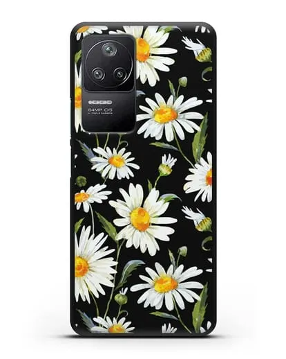 Чехол Ромашки силиконовый для Xiaomi Poco F4
