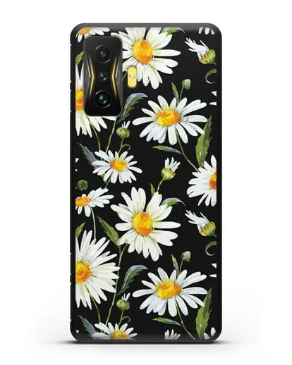 Чехол Ромашки силиконовый для Xiaomi Poco F4 GT