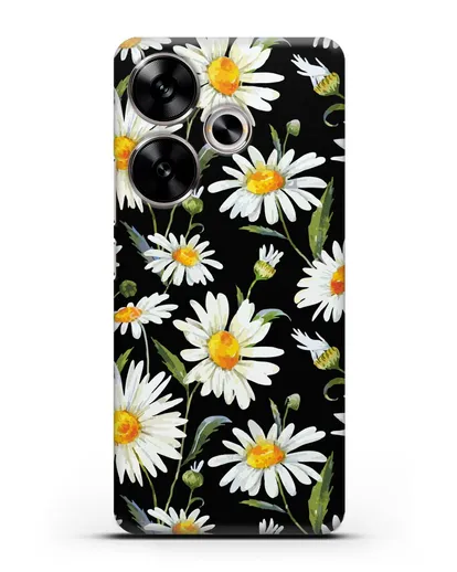 Чехол Ромашки силиконовый для Xiaomi Poco F6