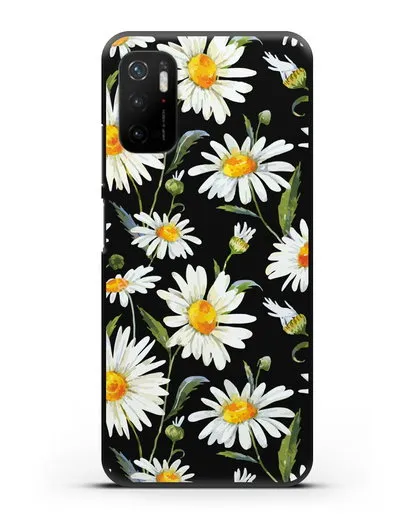 Чехол Ромашки силиконовый для Xiaomi Poco M3 Pro