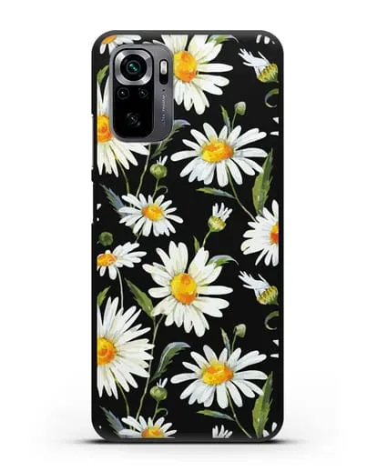Чехол Ромашки силиконовый для Xiaomi Poco M5s