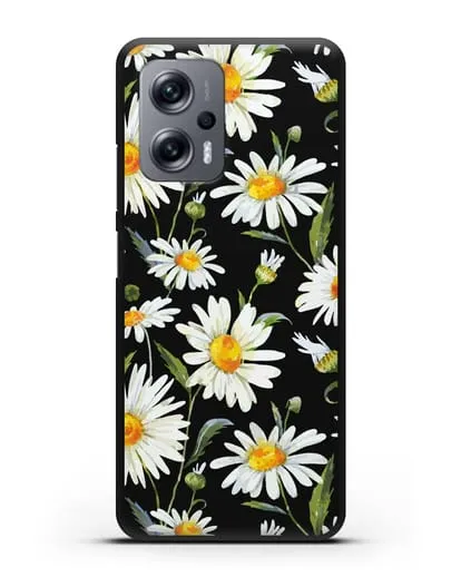 Чехол Ромашки силиконовый для Xiaomi Poco X4 GT