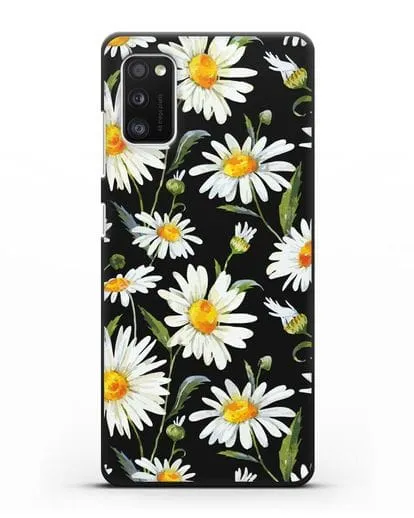 Чехол Ромашки силиконовый для Samsung Galaxy A41 [SM-A415F]