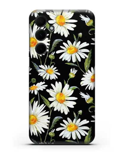 Чехол Ромашки силиконовый для Samsung Galaxy A55 [SM-A556]