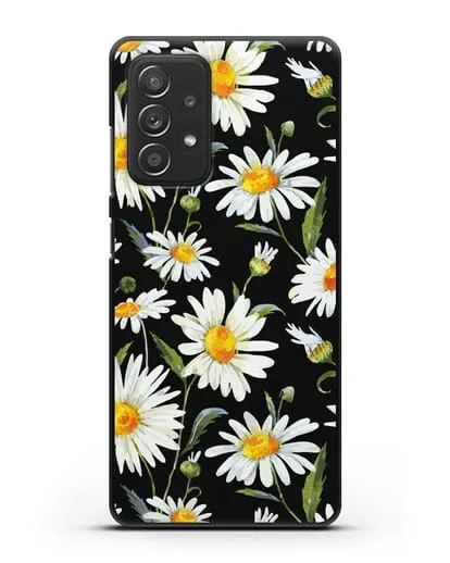 Чехол Ромашки силиконовый для Samsung Galaxy A53