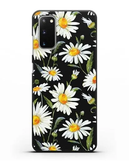 Чехол Ромашки силиконовый для Samsung Galaxy S20 [SM-G980F]