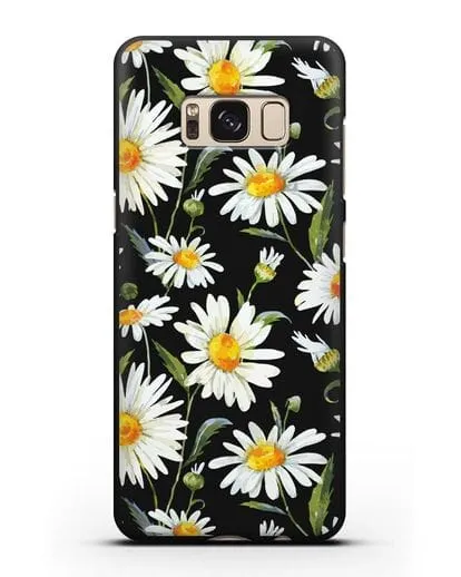 Чехол Ромашки силиконовый для Samsung Galaxy S8 Plus [SM-G955F]