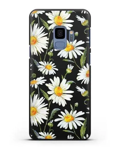 Чехол Ромашки силиконовый для Samsung Galaxy S9 [SM-G960F]