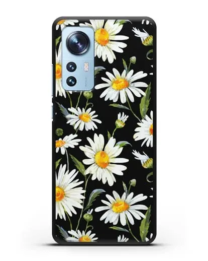 Чехол Ромашки силиконовый для Xiaomi 12