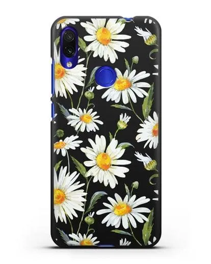 Чехол Ромашки силиконовый для Xiaomi Redmi Note 7