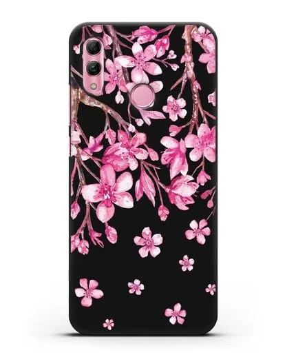 Чехол Цветущая сакура силиконовый для Honor 10 Lite