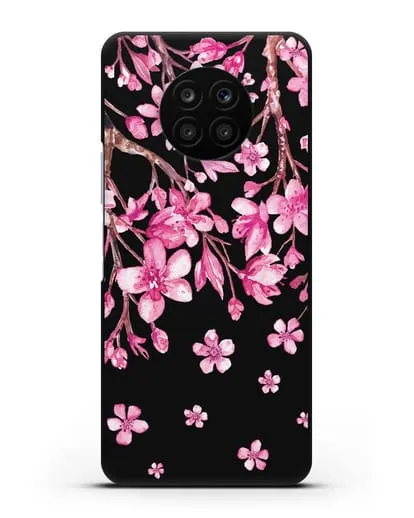Чехол Цветущая сакура силиконовый для Honor 50 lite