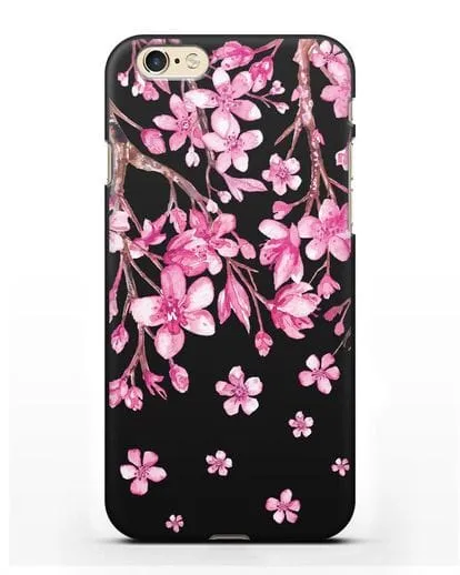 Чехол Цветущая сакура силиконовый для iPhone 6s