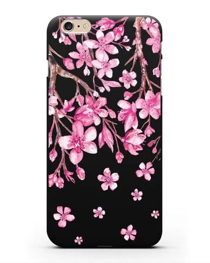 Чехол Цветущая сакура силиконовый для iPhone 6s Plus