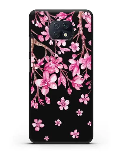 Чехол Цветущая сакура силиконовый для Xiaomi Redmi Note 9T