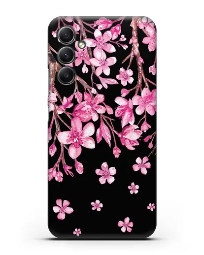 Чехол Цветущая сакура силиконовый для Samsung Galaxy A34 [SM-A346]
