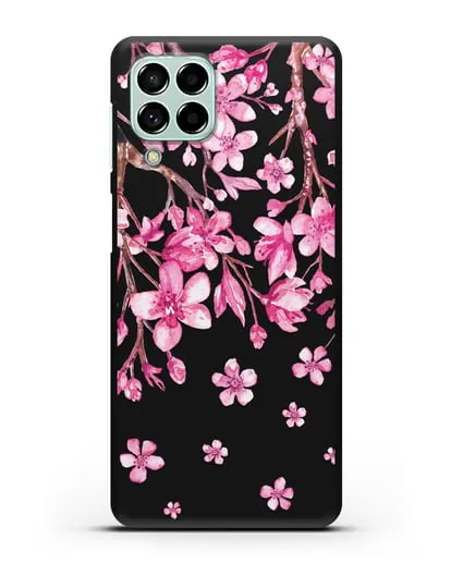 Чехол Цветущая сакура силиконовый для Samsung Galaxy M53 [SM-M536]
