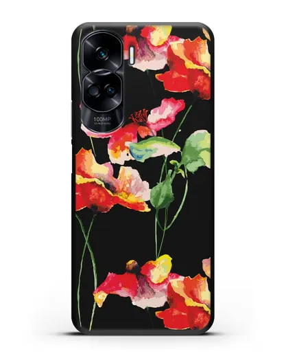 Чехол Маки силиконовый для Honor 90 Lite