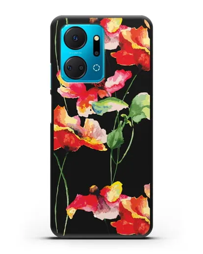 Чехол Маки силиконовый для Honor X7a Plus