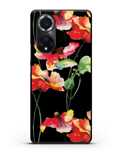 Чехол Маки силиконовый для Huawei Nova 9