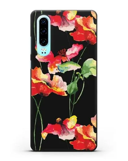 Чехол Маки силиконовый для Huawei P30